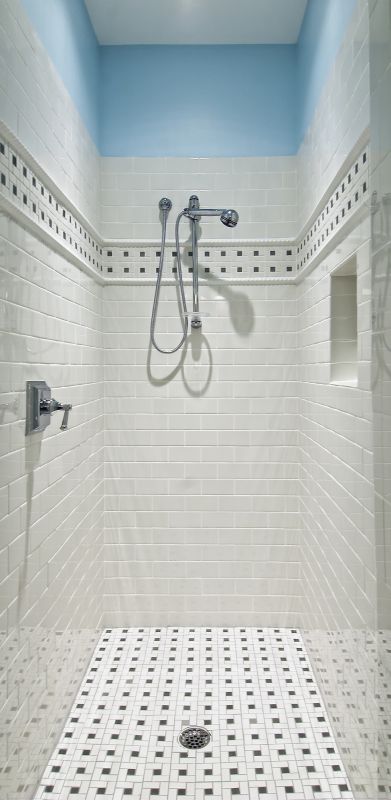 Spacious Shower Area